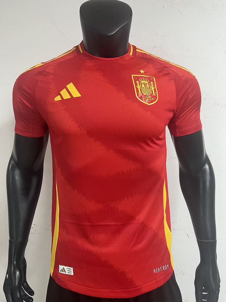 AAA Quality Spain 2024 Euro Home Soccer Jersey(Player)